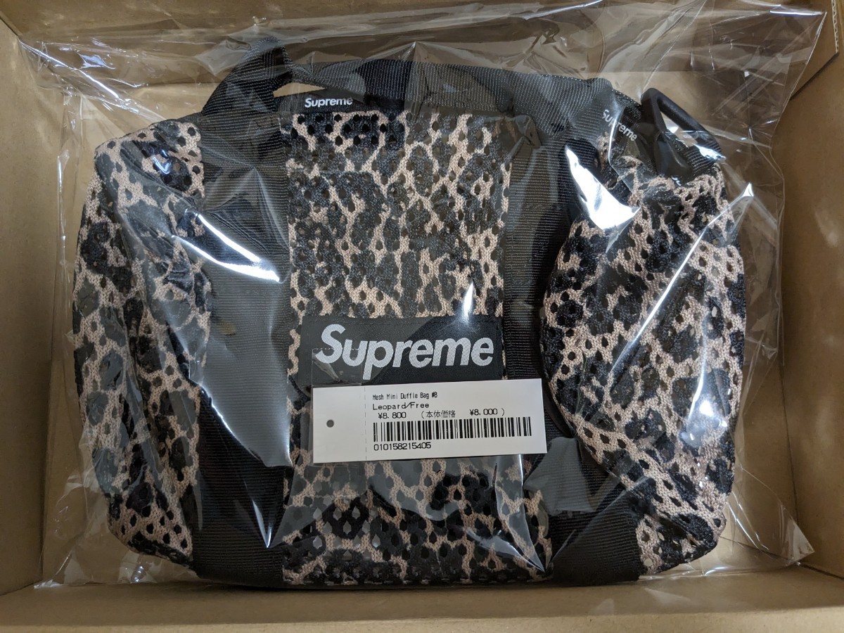 Supreme 23ss Mesh Mini Duffle Bag Leopard シュプリーム メッシュ