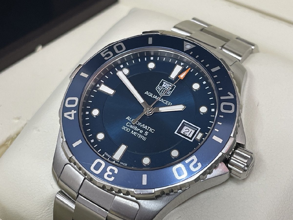 素敵でユニークな タグホイヤー Heuer 【TAG 〓 WAN2111 箱付き】HO8766 メンズ腕時計 デイト ブルー文字盤 300M キャリバー5 アクアレーサー アクアレーサー 素敵でユニークな タグホイヤー Heuer 【TAG 〓 WAN2111 箱付き】HO8766 メンズ腕時計 デイト ブルー文字盤 300M キャリバー5 アクアレーサー アクアレーサー