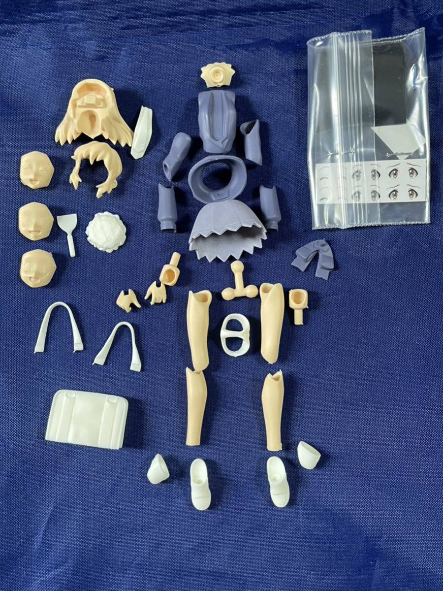 （送料込み）箱無し　ガレージキット カラーレジン　可動キット　figma 立花響　冬制服Ver シンフォギア　地球座