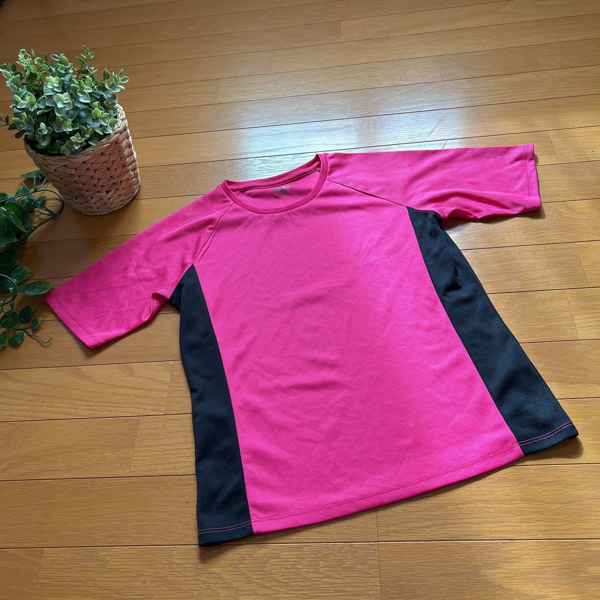 [ быстрое решение ]ignio сетка короткий рукав футболка 150 размер розовый ignio