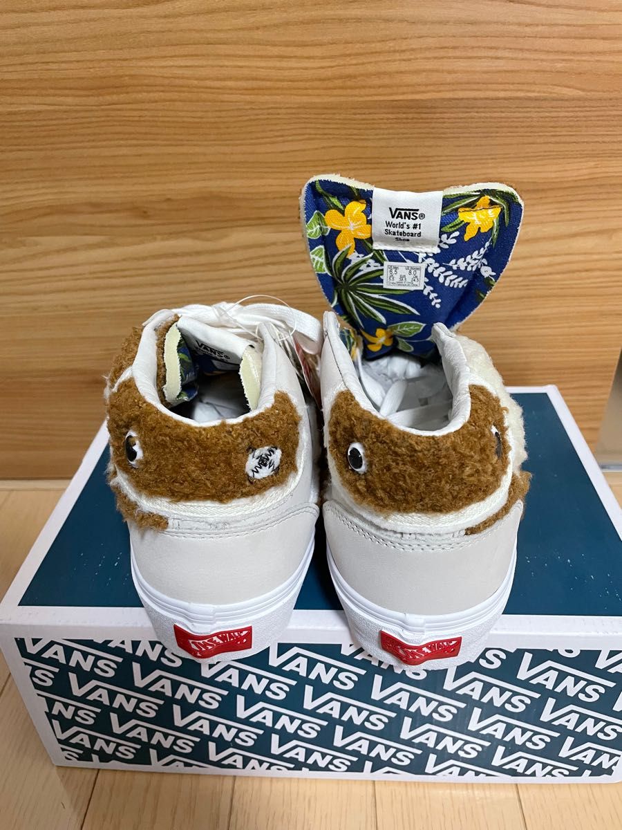 Vans Vault Mid zoo Skool 24.5cm バンズ　アニマル　ベアー　レザー