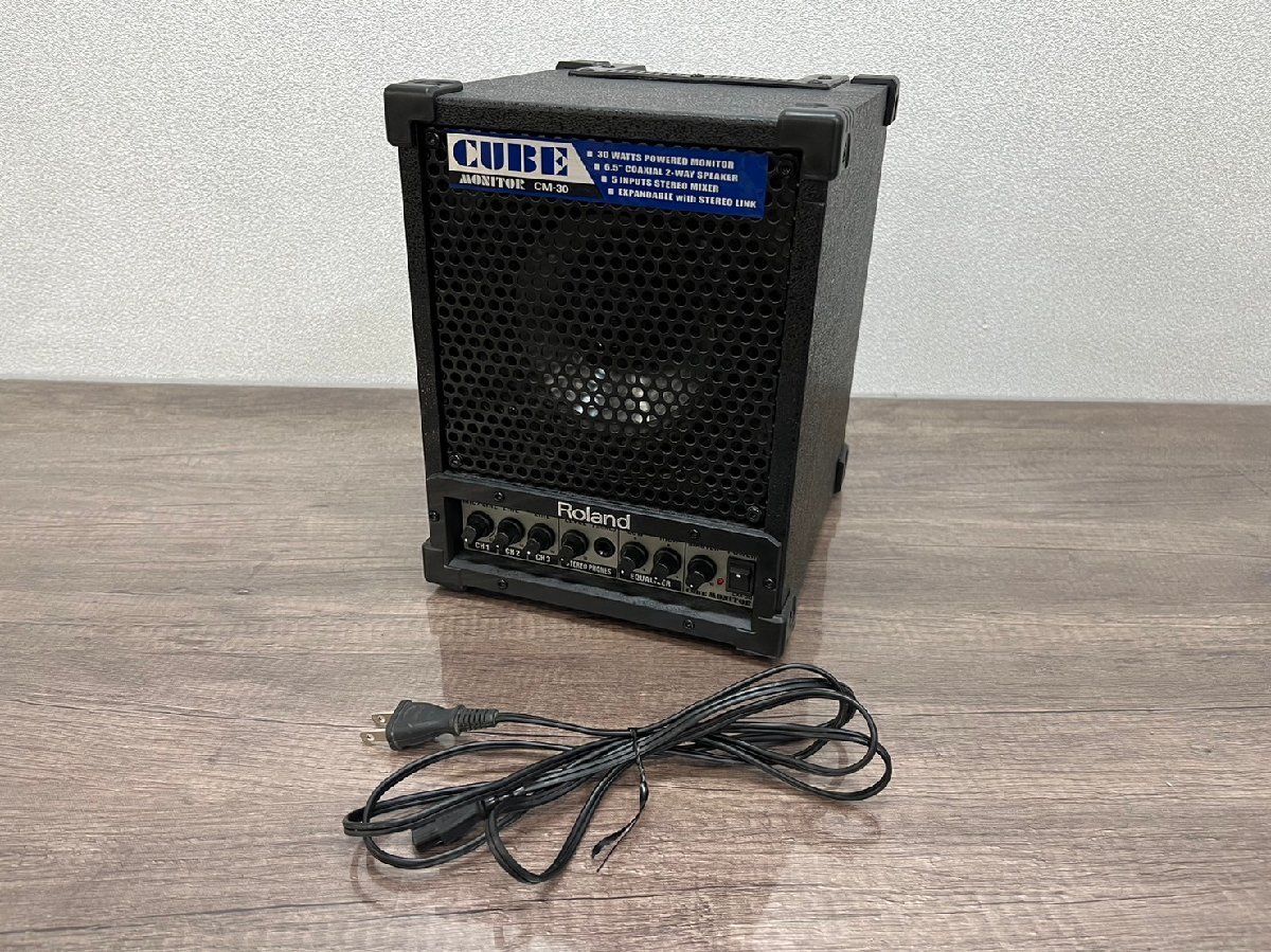 △6860 中古品 PA機器 モニタースピーカー Roland CM-30 ローランド