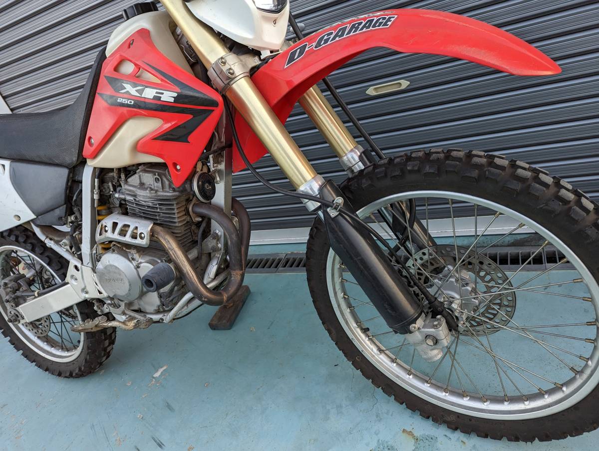 XR250 MD30 実働車 モタードホイール有り ノーマルパーツ有り
