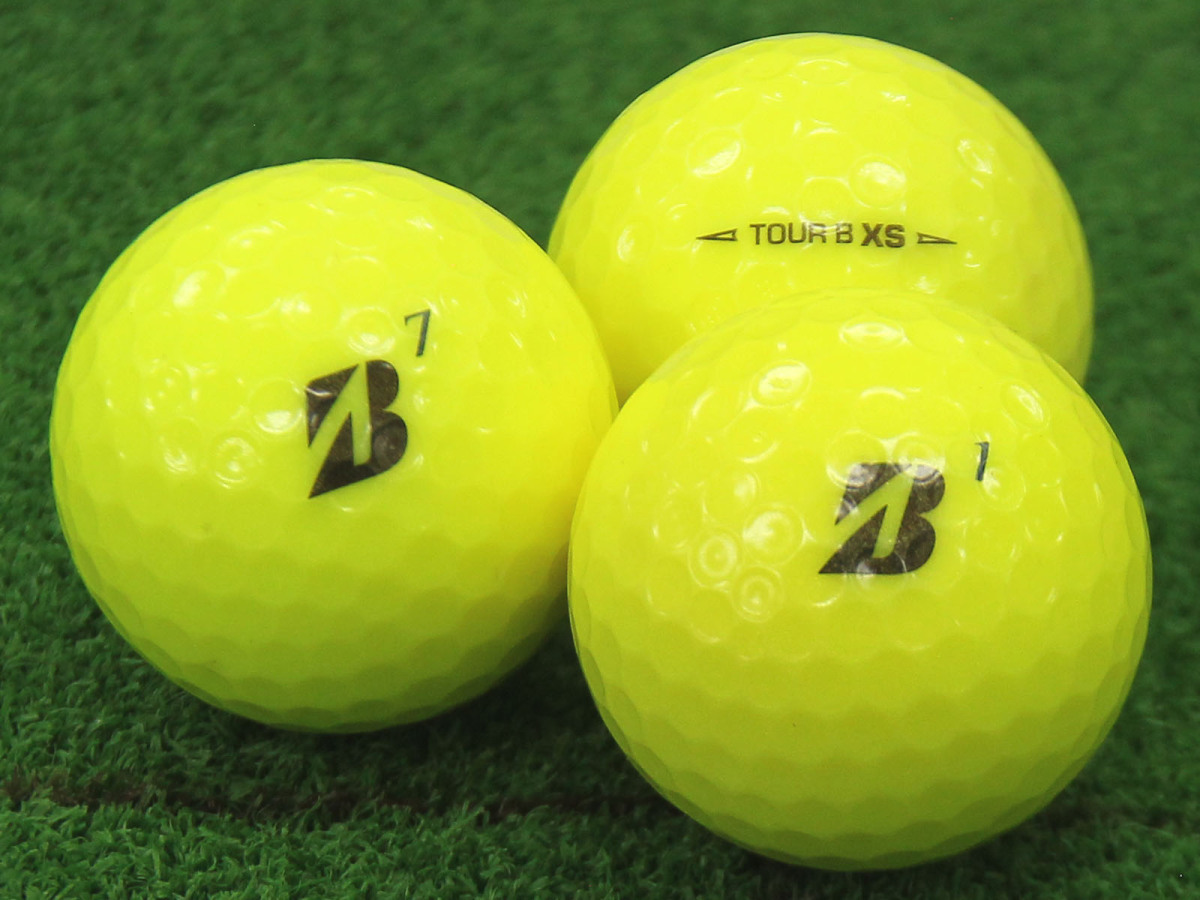 ABランク ブリヂストン BRIDGESTONE TOUR B XS イエロー 2020年モデル 20個 球手箱 ロストボール_画像1