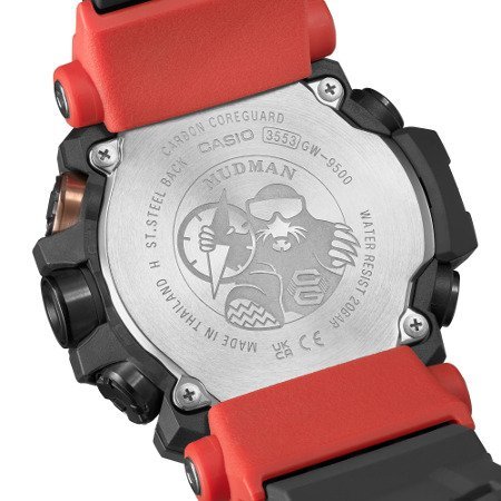 送料無料 カシオ G-SHOCK MASTER OF G-LAND MUDMAN トリプルセンサーモデル 電波ソーラー GW-9500-1A4JF 国内正規品_画像3