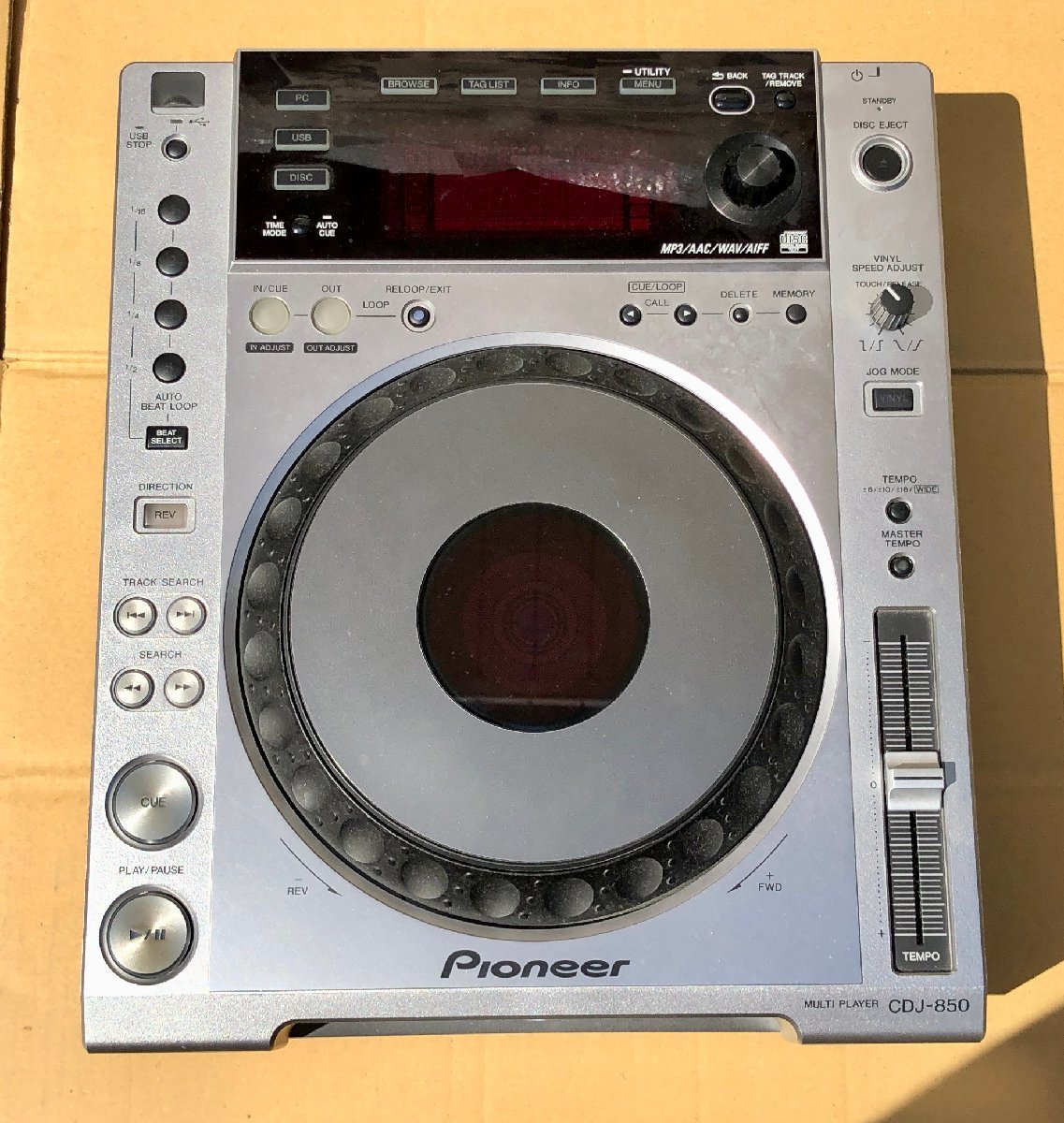 DJ機器 TD0167 Pioneer パイオニア CDJ-850-K DJマルチプレーヤー フルオーダー