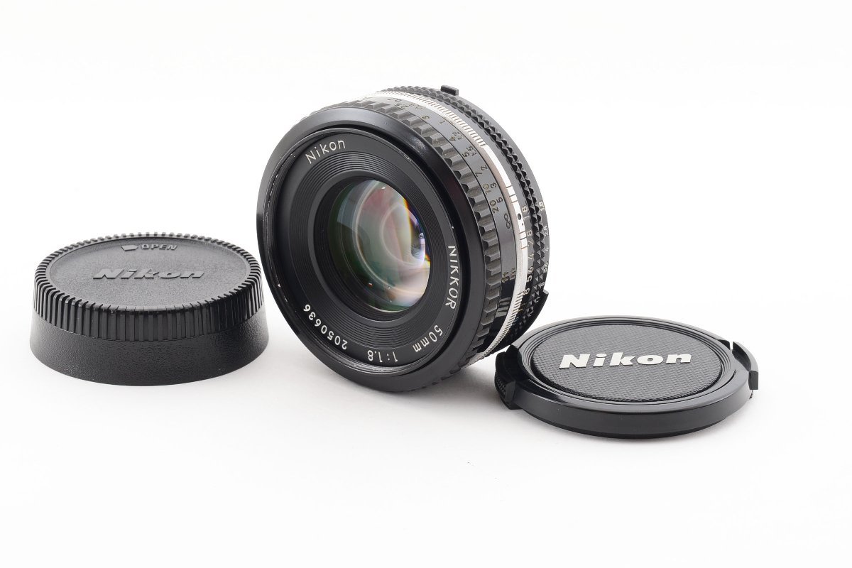 新品】 f/1.8 50mm Nikkor Ai-s Nikon 【A良品】ニコン パンケーキ