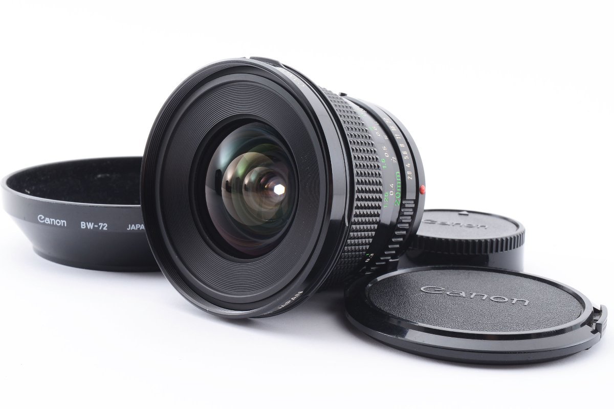 美品】キャノンCanon FD NFD 20mm f/2.8 大口径高級広角単焦点レンズFD