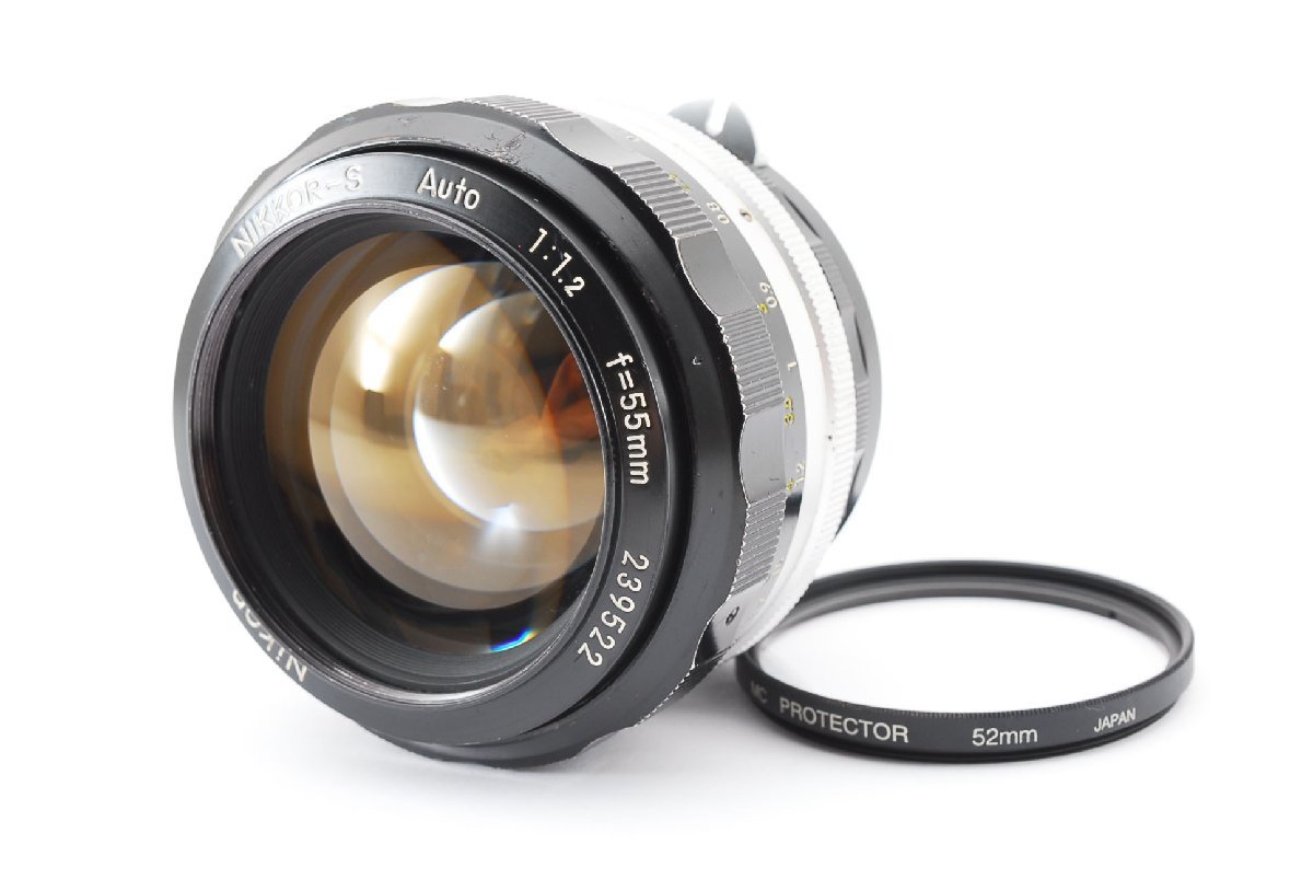 良品】ニコンNikon Nikkor S Auto 55mm f/1.2 大口径高級単焦点レンズF