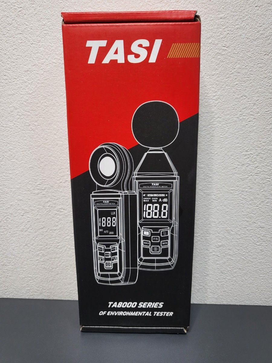 デジタル騒音計 デシベル計 ノイズ測定【音量最大・最小 バックライト付き】TA8151