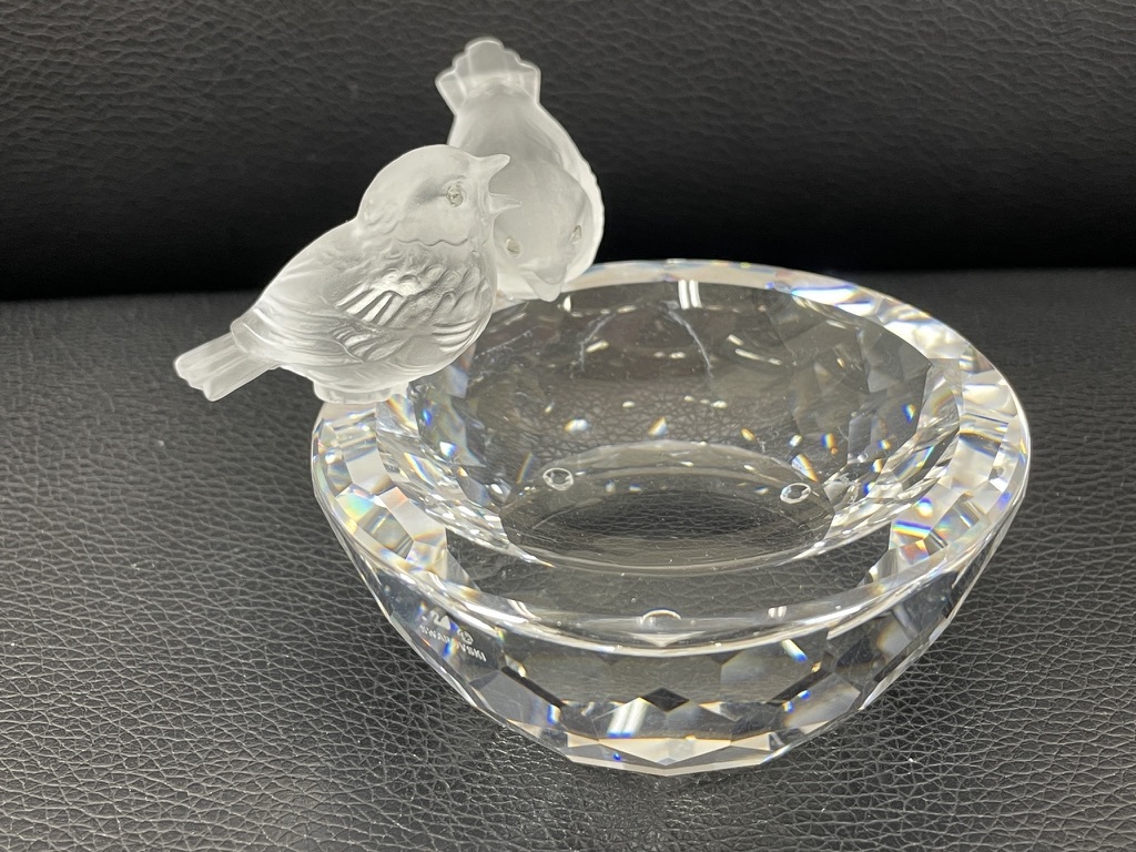 1円〜♪希少!廃盤品SWAROVSKI スワロフスキーSILVER CRYSTAL