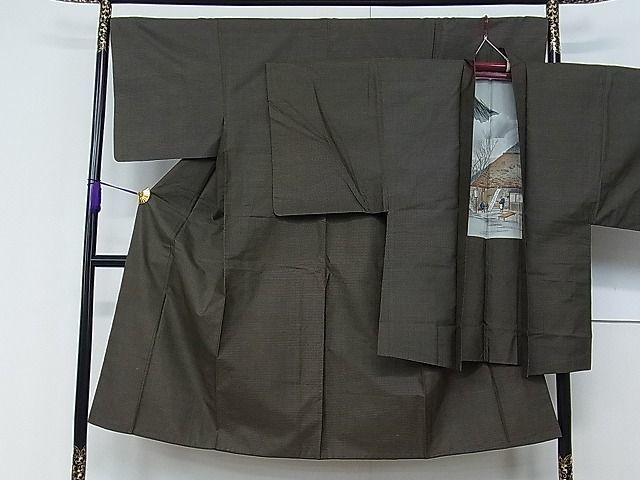 平和屋着物□男性 本場大島紬 アンサンブル 80亀甲 逸品 ch2659 の商品