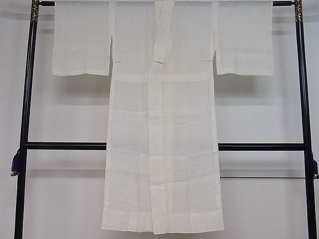 平和屋1□夏物長襦袢芝草紋紗麻逸品yc8223 | JChere雅虎拍卖代购