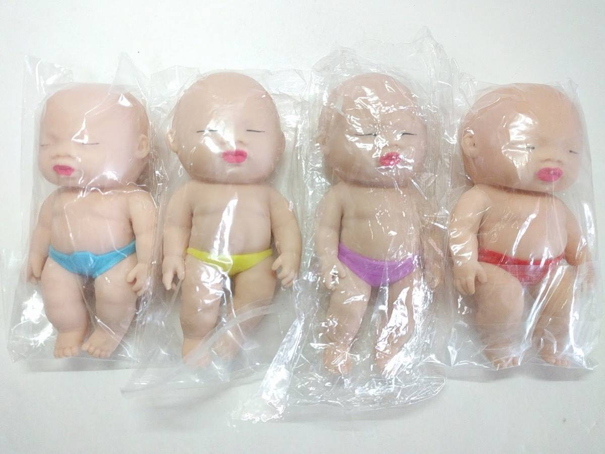 ②【新品】アグリーベイビーズ 4色セット TikTok スクイーズ おもちゃ