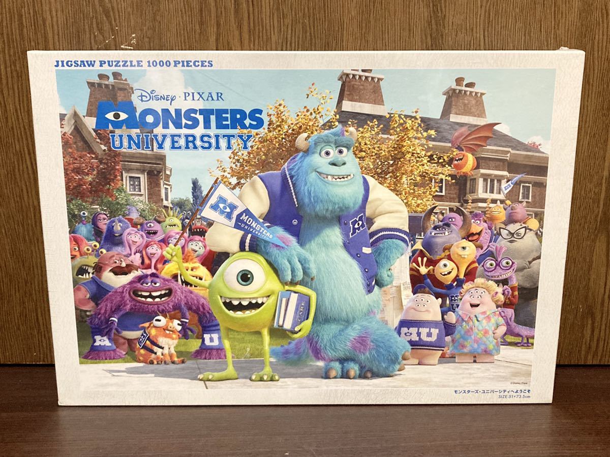 フィルム未開封 DISNEY MONSTERS モンスターズ ユニバーシティへようこそ ジグソーパズル パズル JIGSAW PUZZLE 1000ピース テンヨー