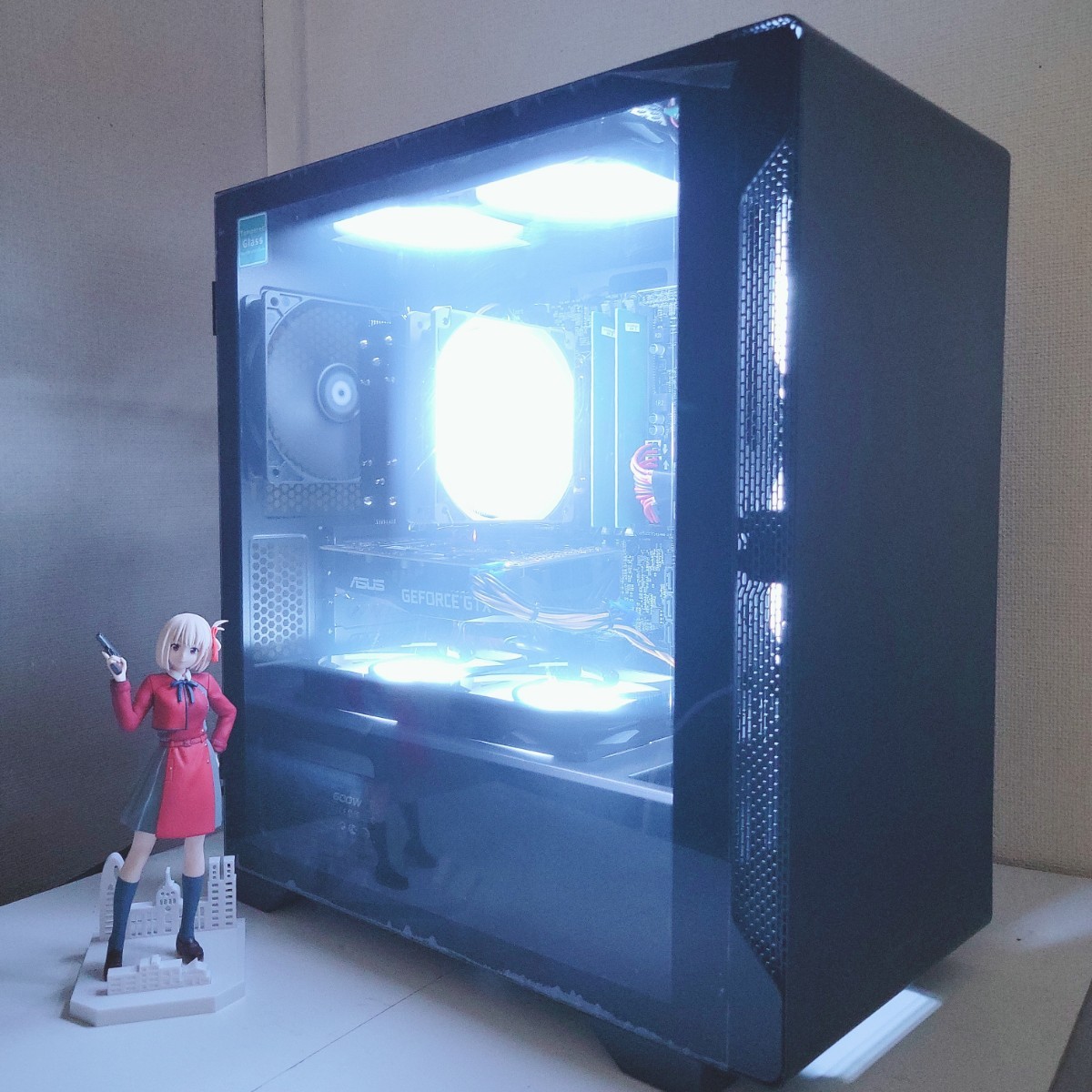 ヤフオク! - 送料無料/即使用可/色変更可/熱対策冷却自作ゲーミングPC...