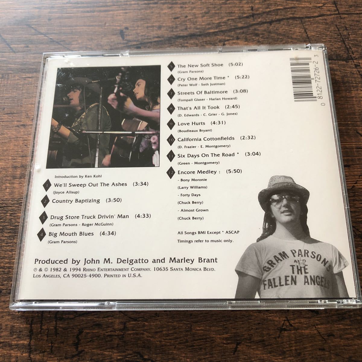 最終セール★送料無料/グラム・パーソンズ・アンド・ザ・フォーリン・エンジェルズ/ライヴ/Gram Parsons & The Fallen Angels/Live 1973/CD