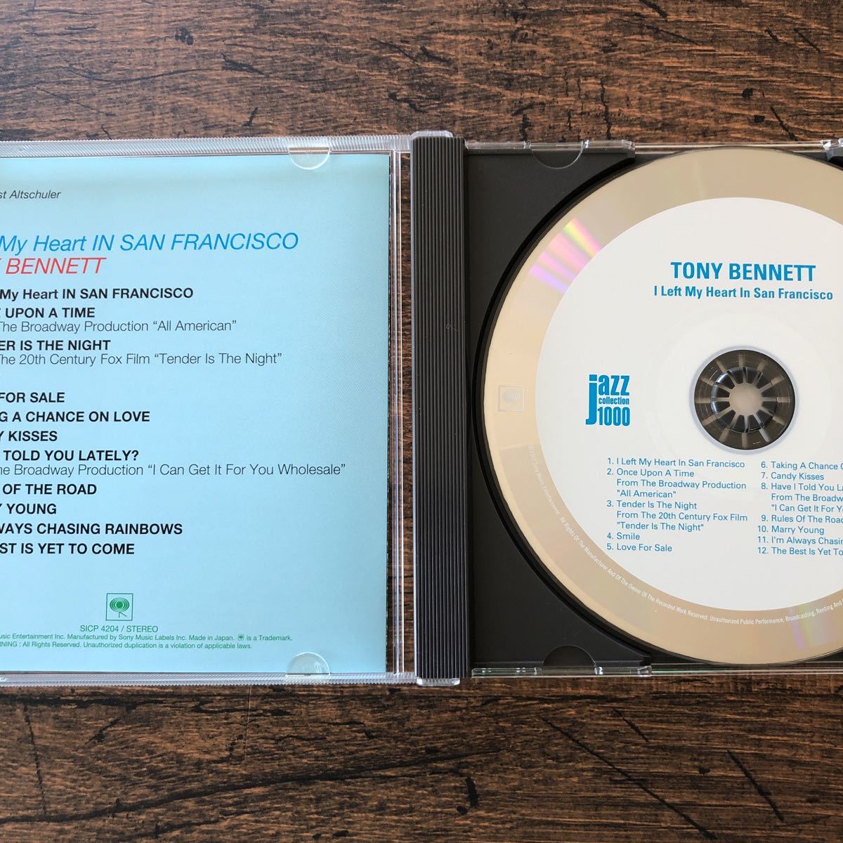 最終セール！★送料無料★トニー・ベネット★霧のサンフランシスコ★Tony Bennett★I Left My Heart In San Francisco★帯付国内盤★美品★_画像3