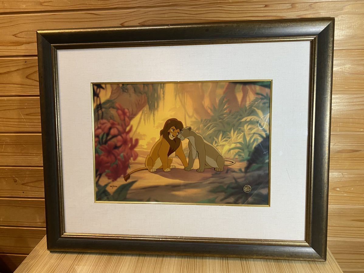 美品】ライオンキング セル画 ディズニー LION KING☆ 66/500 ゾロ目番