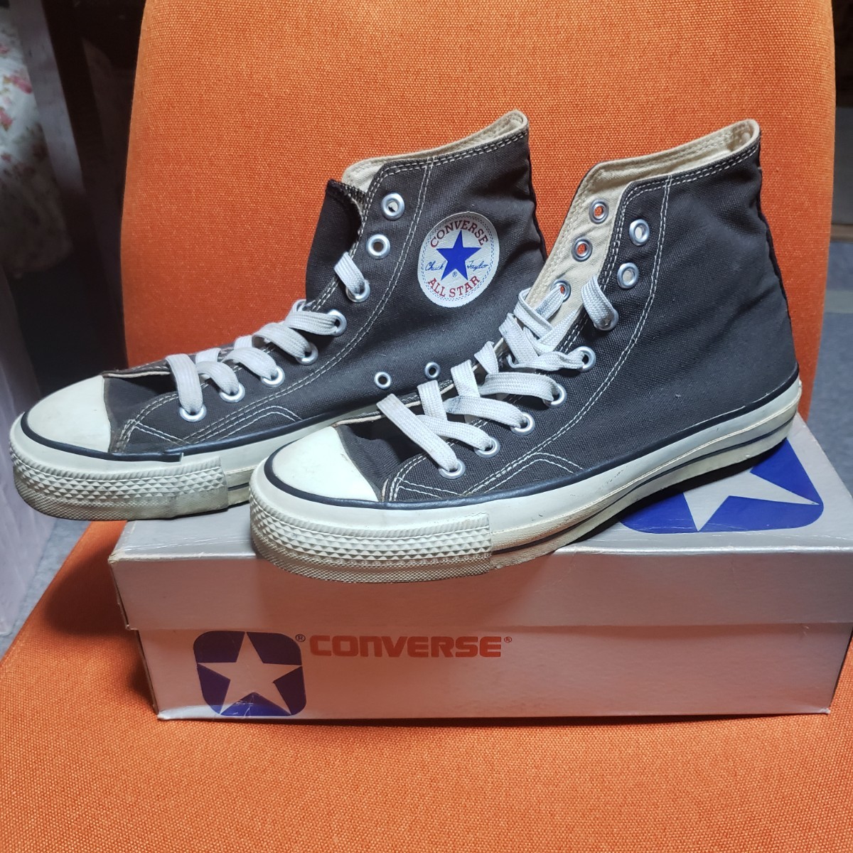 銀座買取 80s CONVERSE ALL STAR US7.5(26cm) USA製 ヴィンテージ