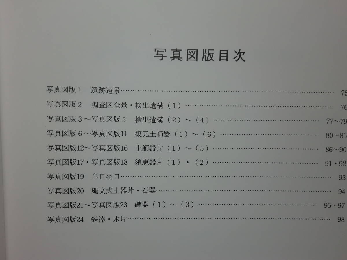 180711J05★ky 青森県百石町教育委員会 根岸2遺跡発掘調査報告書 埋蔵文化財 平成7年 竪穴住居跡 土師器 須恵器 礫器 木片 蕨手刀_画像6