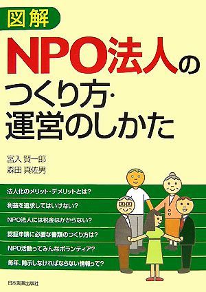 図解　ＮＰＯ法人のつくり方・運営のしかた／宮入賢一郎，森田真佐男【著】_画像1