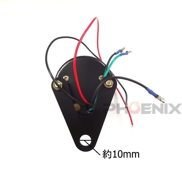 LED タコメーター バイク 汎用 12V 電気式13000 配線説明有 APE モンキー ゴリラ DAX GSX250 ATV シャリー 黒_画像4