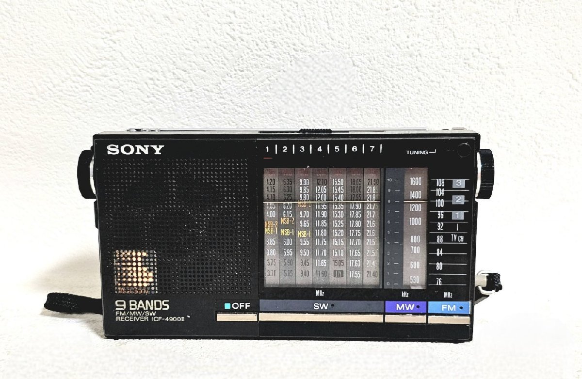 ◇ジャンク◇ SONY ソニー 9バンド 短波ラジオ ICF-4900Ⅱ コンパクト