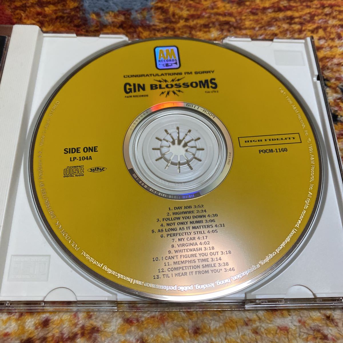 GIN BLOSSOMS / Congratulations I'm ジン・ブロッサムズ CD_画像2