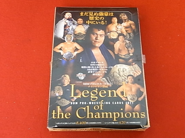 BBMプロレスカード2011 チャンピオン伝説 カード未開封(格闘技