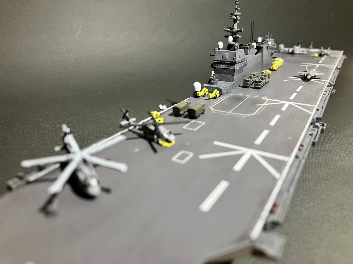 かが HASEGAWA ハセガワ 1/700 プラモデル完成品 海上自衛隊/空母
