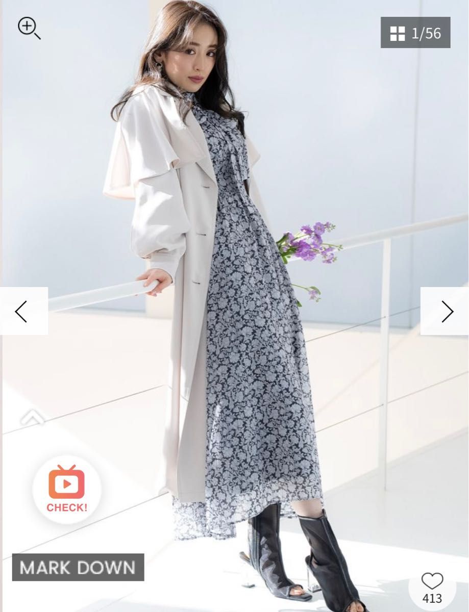 MERCURYDUO 2WAYケープトレンチコート Yahoo!フリマ(旧)-