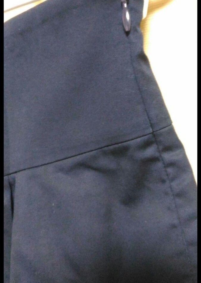 エフデ ef-de スカート 台形 ミニ ハイウエスト 9 紺 ネイビー レディース フレアスカート ミニスカート