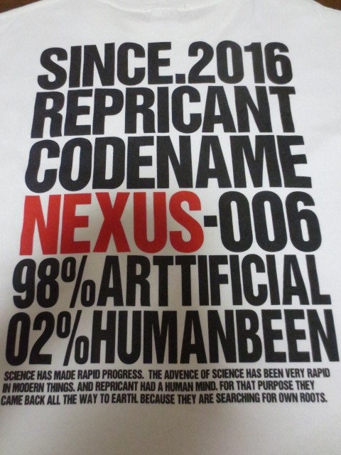 Cooltempo Fabric MADE IN USA NEXUS-006　クールテンポ　半袖プリントティーシャツ　白　L_画像1