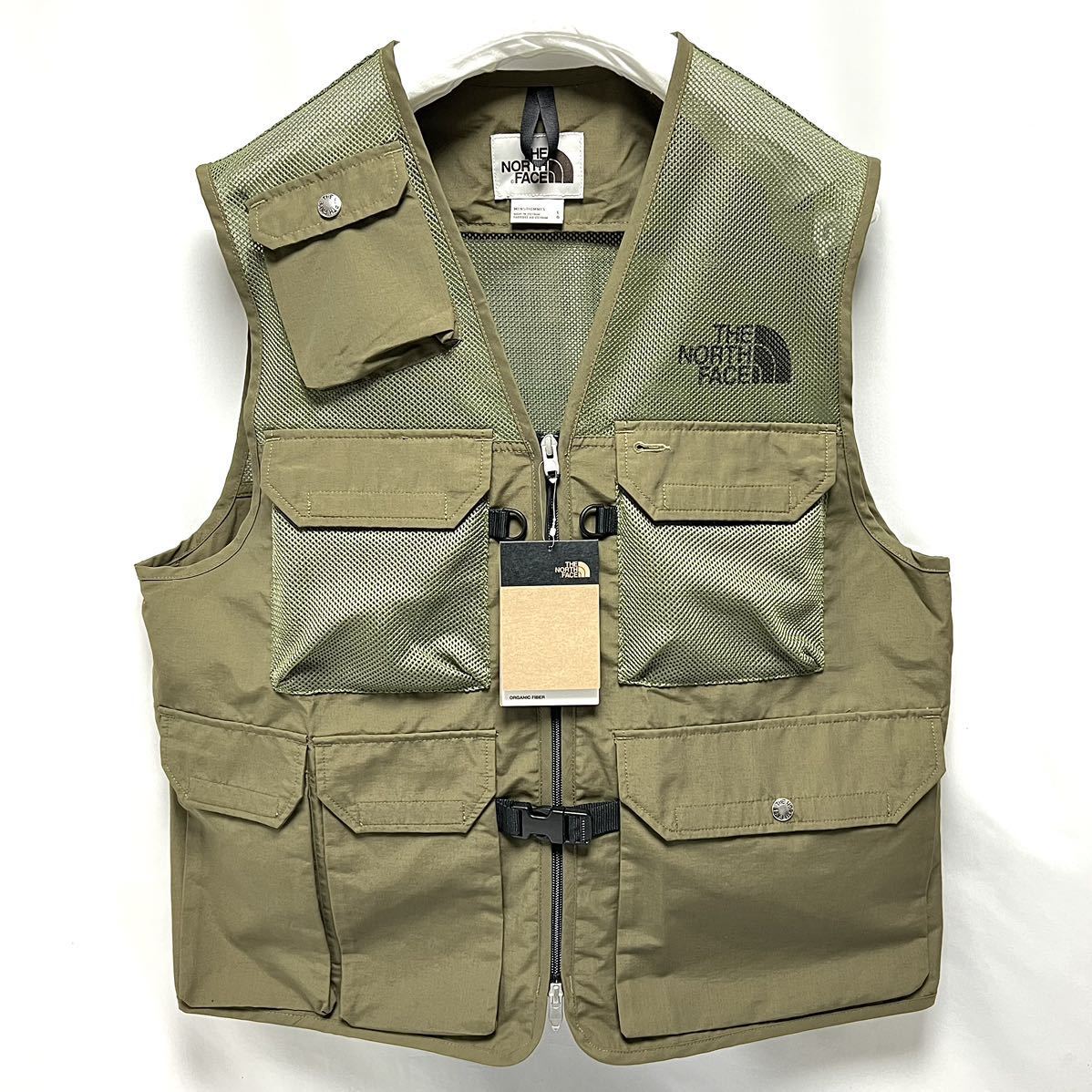 L 新品 海外限定 ノースフェイス M66 FIELD VEST フィールド ベスト メッシュベスト MeshVest キャンプ メッシュ キャンプ アウトドア ロゴ