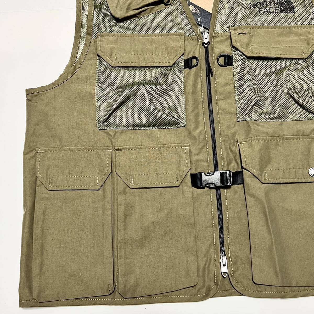 L 新品 海外限定 ノースフェイス M66 FIELD VEST フィールド ベスト メッシュベスト MeshVest キャンプ メッシュ キャンプ アウトドア ロゴ