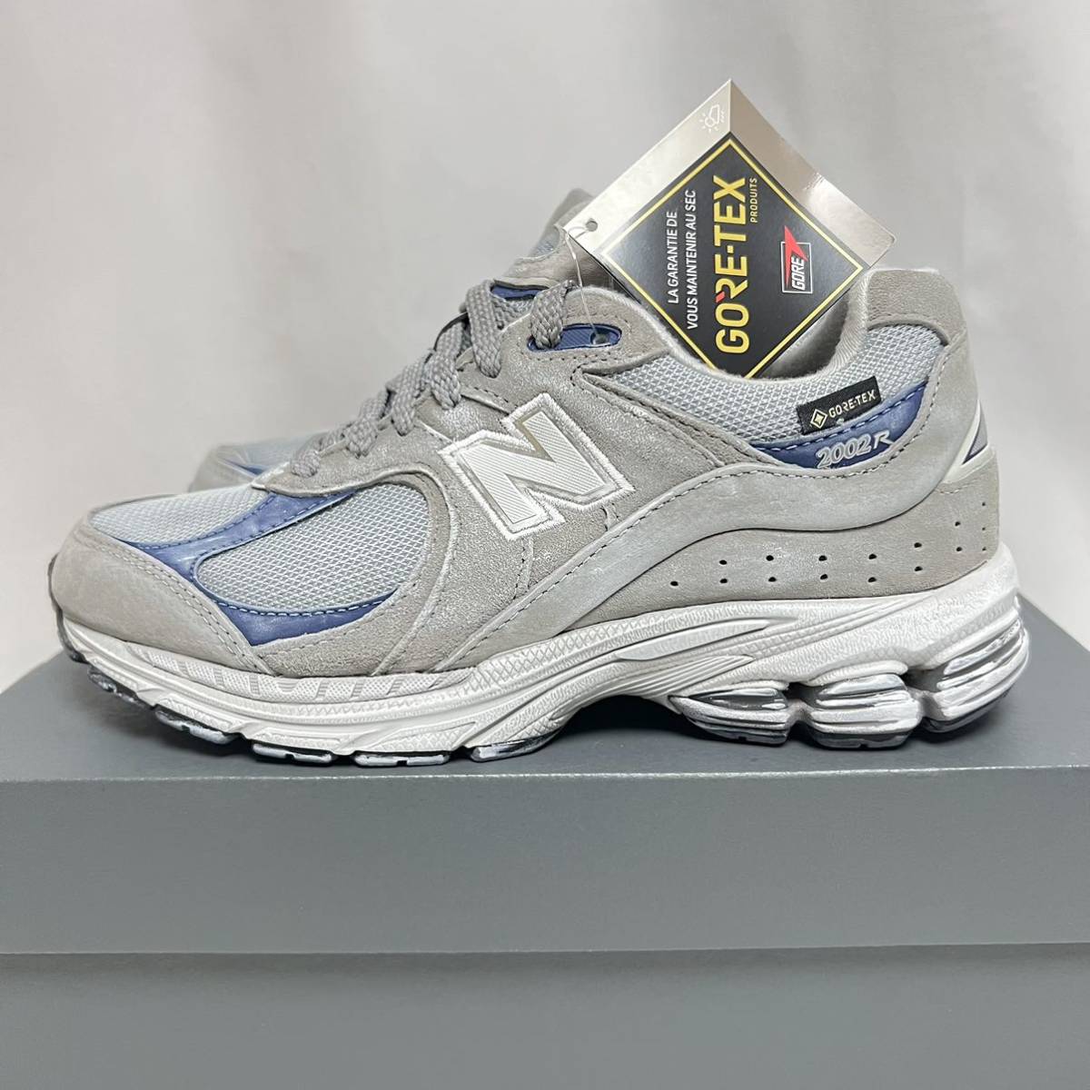 23cm 新品 ニューバランス 2002R グレー ゴアテックス GORETEX 防水 NEWBALANCE ゴア 2002 RXB M2002R レザー GORE-TEX GTX ヴィンテージ_画像1