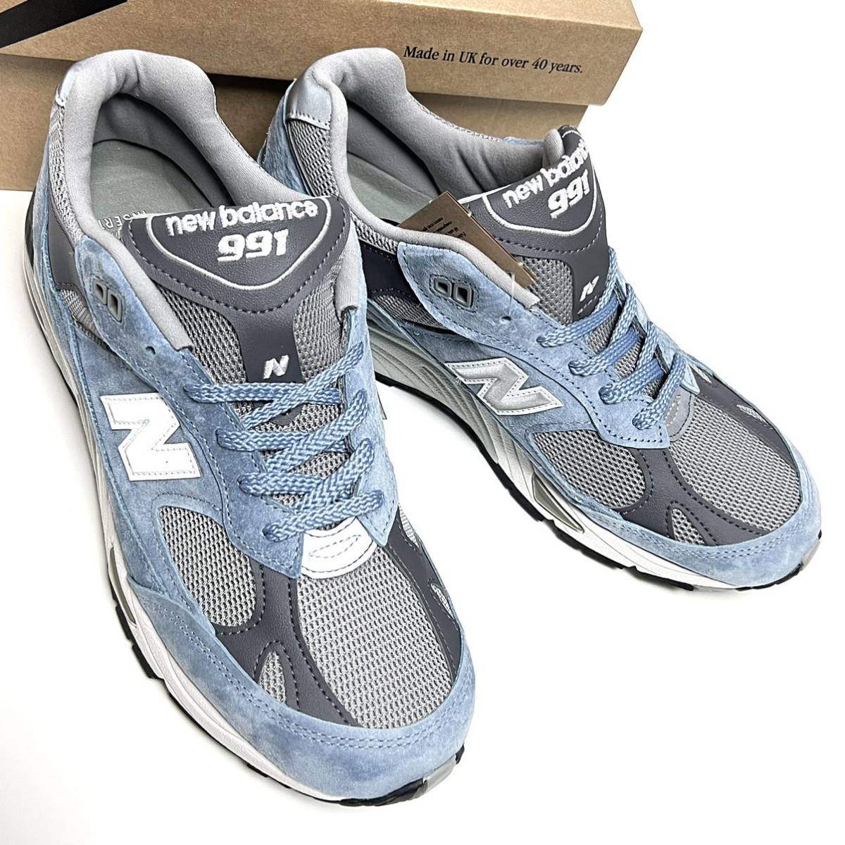 26 5cm 新品 ニューバランス イギリス製 991 水色 NEWBALANCE 26 5cm 新品 ニューバランス イギリス製 991 水色 NEWBALANCE