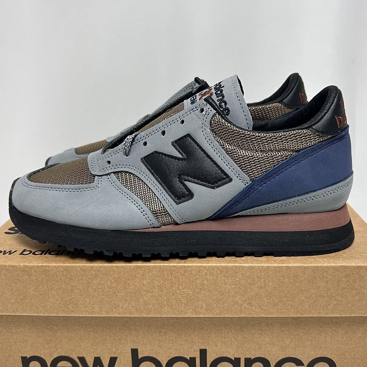 27cm 新品 ニューバランス 希少 M730 INV イギリス製 NEWBALANCE グレー ネイビー ENGLAND 英国製 USA9 NewBalance 730 スニーカー UK_画像5