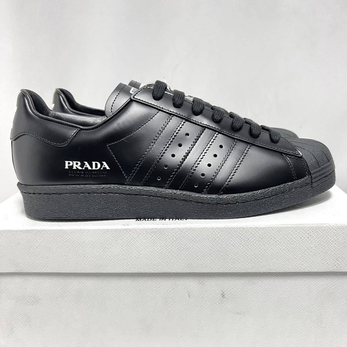 27cm 新品 PRADA adidas スーパースター Prada Superstar ブラック