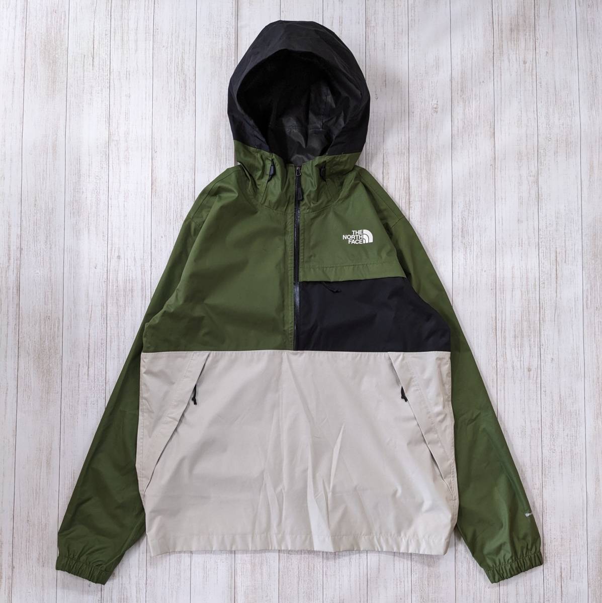 THE NORTH FACE/ノースフェイス/KARAKUM RAIN JACKET/立体パネルデザイン/止水ハーフZIPマウンテンジャケット/アノラック