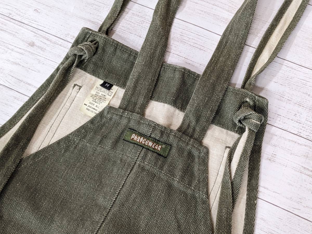 日本限定 Phatee wear/ファッティウェアー/ヘンプ混オーバーオール