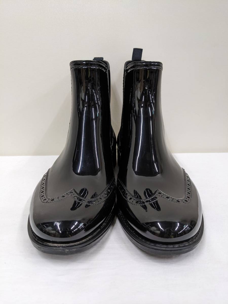 Traditional Weatherwear/ traditional weather wear / side-gore rain boots / wing chip / beautiful goods /SIZE38/24.0cm