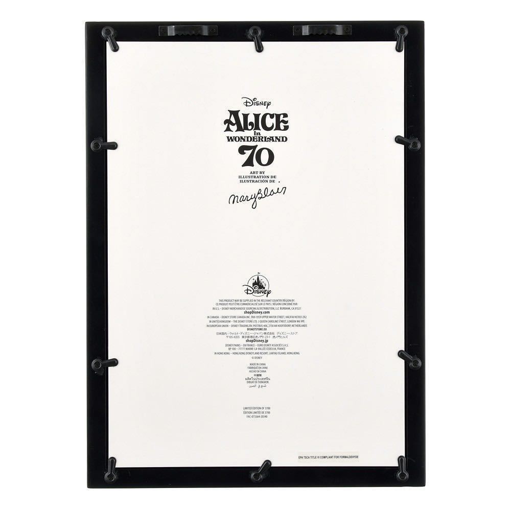 新品 70周年 ふしぎの国のアリス ピンバッジセット フレーム 新品 70周年 ふしぎの国のアリス ピンバッジセット フレーム