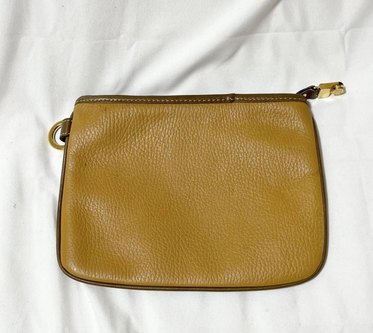  редкость дизайн Испания производства Vintage LOEWE Loewe дыра грамм Logo прекрасное качество кожа сумка мульти- кейс 