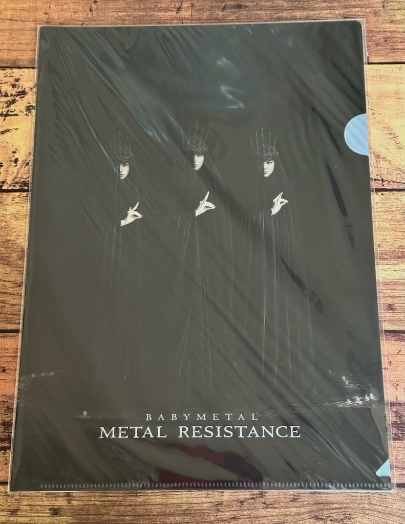 ★「METAL RESISTANCE」BABYMETAL タワレコ 特典 クリアファイル（中元すず香/水野由結/菊地最愛/SU-METAL/YUIMETAL/MOAMETAL）_画像1