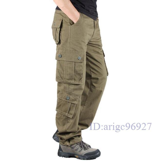 Q739* new goods 8 pocket plain working clothes military pants cargo pants cargo pants pants 8 pocket plain working clothes military pants cargo bread green 