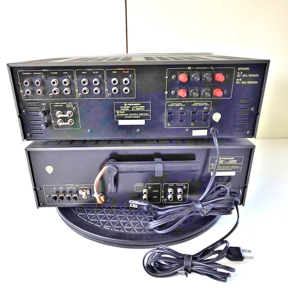 PIONEER パイオニア SA-8800Ⅱ TX-8800Ⅱオーディオセット 音出し確認済み_画像4