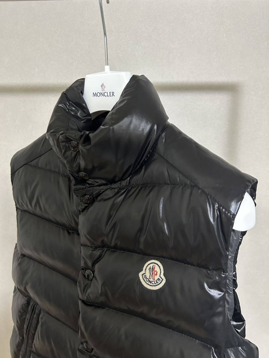 モンクレール MONCLER TIB ダウンベスト ブラック サイズ0 美品 正規品