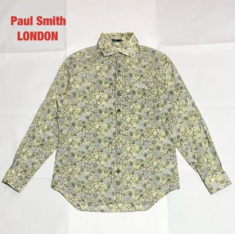 贅沢 【人気】Paul Smith LONDON ポールスミス 総柄シャツ 長袖シャツ